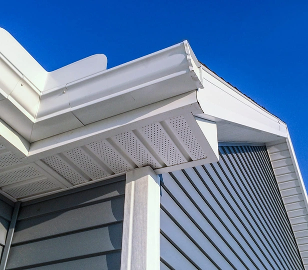 Siding installation outdoors