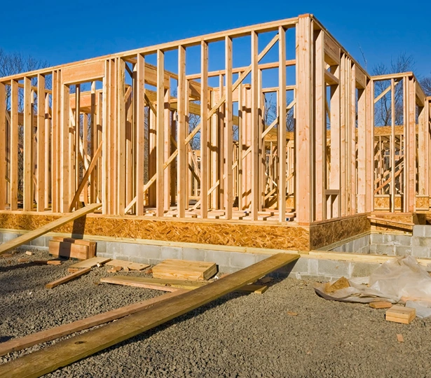 Home framing structure installation